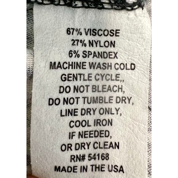 Size 6 ELLIOTT LAUREN Lightweight Black & White Flower Checked Sleeveless Dress - Picture 7 of 7